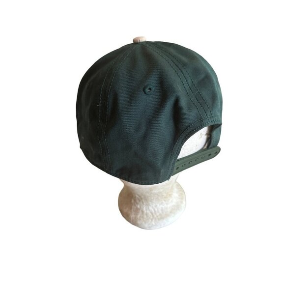H&M La Parks Snapback Hat One Size Green & Beige Adjustable - Picture 3 of 6